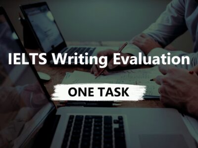 IELTS WRITING EVALUATION ONE TASK