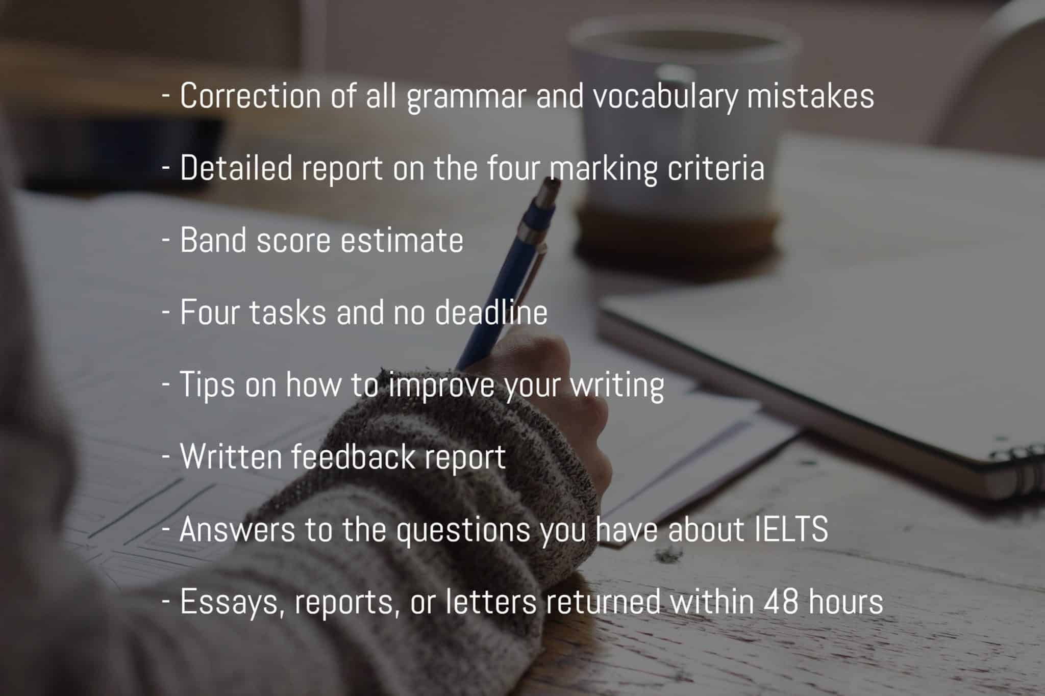 IELTS Writing Evaluation (Four Tasks) | ESL FLUENCY